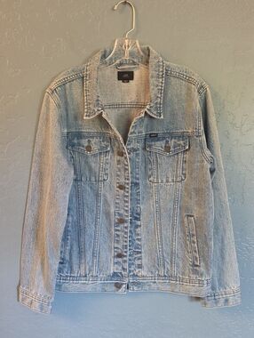VTG Obey Washed Light Blue Denim Jacket